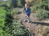 James helping in the garden